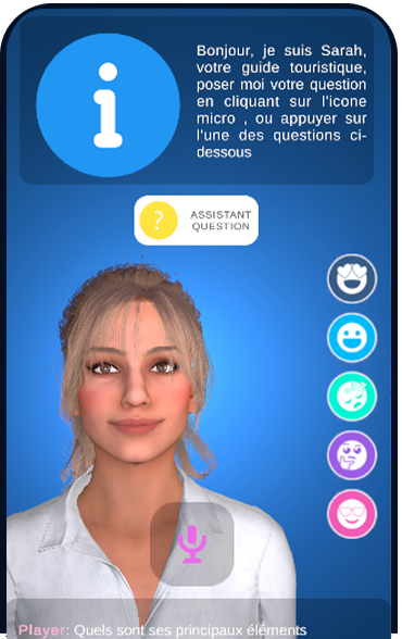 claire guide virtuel vitaminée à l'intelligence artifficielle